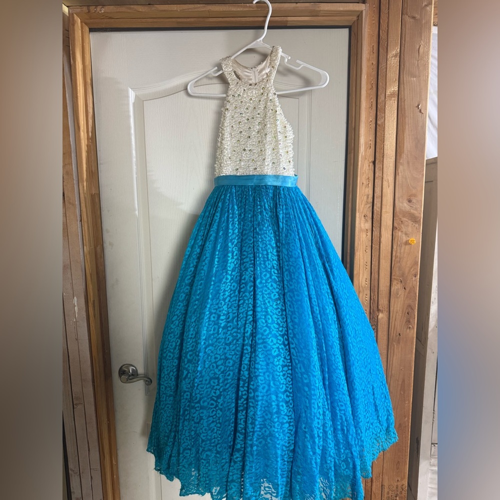 Rachel Allan Gown with Pearl